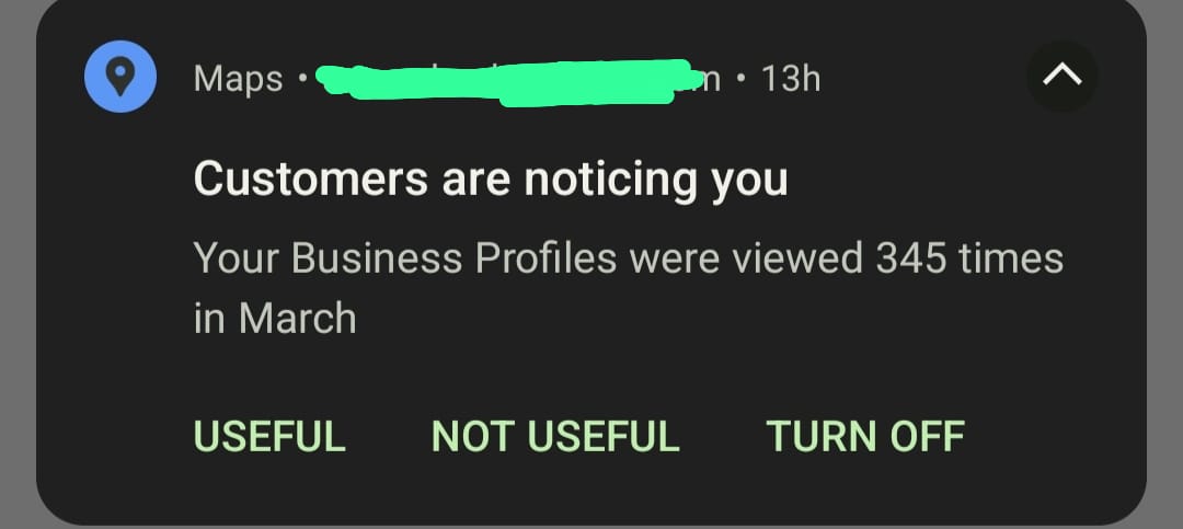 A Google Business Profile result showing 345 profile views.